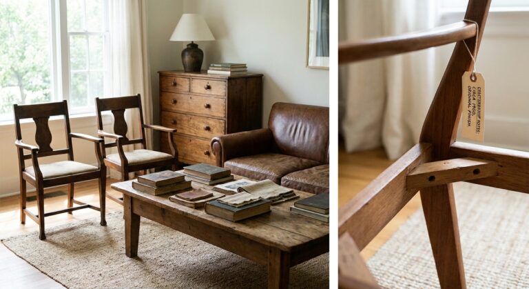 Why provenance and construction details matter before buying classic furniture