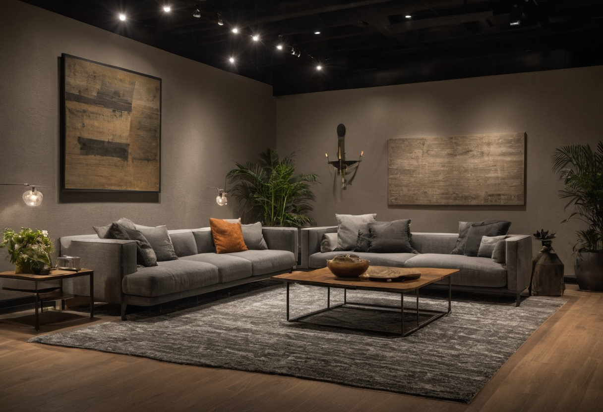 Circulation clearances and rug boundaries should control the living-room layout planning reference